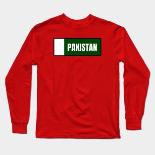 Pakistan Flag Colors Long Sleeve T-Shirt